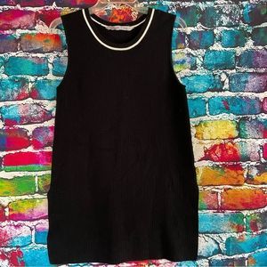 Athleta On The Town Ribbed Sleeveless Tunic Top Shirt Blouse Medium